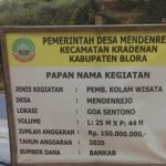 Rp400 Juta Digelontorkan, Kolam Wisata Goa Sentono Retak Sebelum Dipakai