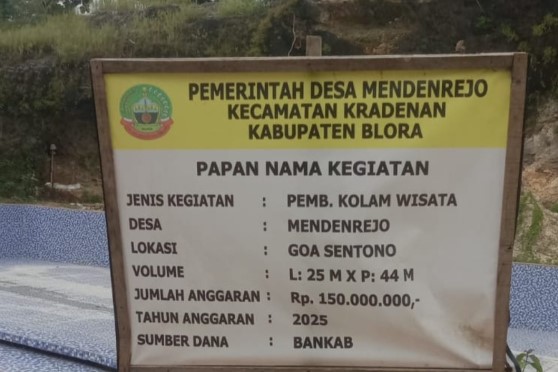 Rp400 Juta Digelontorkan, Kolam Wisata Goa Sentono Retak Sebelum Dipakai