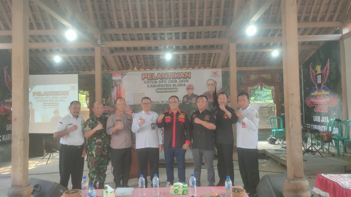 ​Satu Komando! Priyoto Resmi Pimpin GRIB Jaya Blora