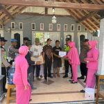 Wujud Kepedulian dan Edukasi Waspada Bencana, Polsek Kunduran Salurkan Bantuan Sosial untuk Korban Kebakaran